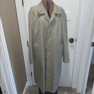 Dunn & Co. Men's Beige Overcoat size 40